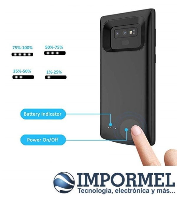 Case Bateria Samsung Note 9 Battery Case 5000 Mah Estuche