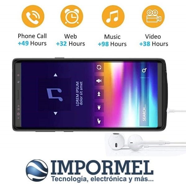 Case Bateria Samsung Note 9 Battery Case 5000 Mah Estuche