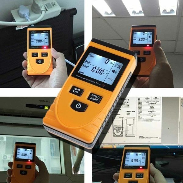 Medidor De Radiacion Electromagnetico Gauss Emf 1-1999v/m