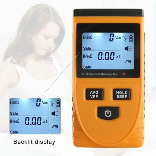 Medidor De Radiacion Electromagnetico Gauss Emf 1-1999v/m