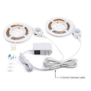 Cinta Rollo Tira Led Blanco Calido 1.2m 12v Sensor Mov Autom - Domótica - Ecuador