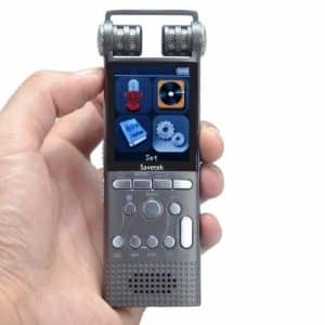Grabadora De Voz Digital Doble Mic Mp3 Pantalla Led Savetek - Accesorios - Ecuador
