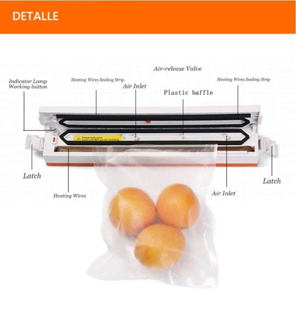 Maquina Empacadora Selladora Al Vacio Alimentos Envasado