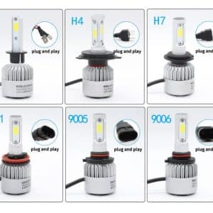 Kit Focos Led 8000 Lm 6500k H1 H3 H7 H11 12v 24v Cob Usa 72w - Accesorios - Ecuador