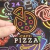 50 Stickers Neon Anime Animales Regalo Carro Bicicleta