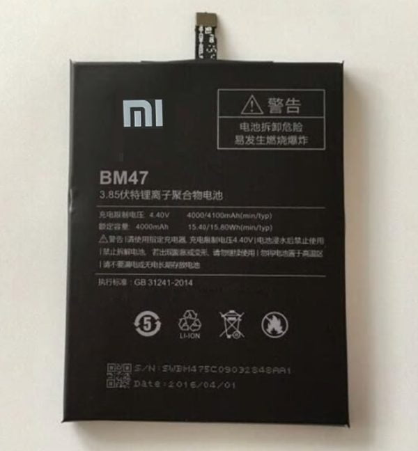 Bateria Original Xiaomi Redmi 3s 3x Note 3 5a 5x 4 4x