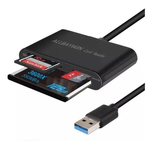 Lector Memoria Compact Flash Usb 3.0 Micro Sd Ms Tarjetas - Fotografia - Ecuador