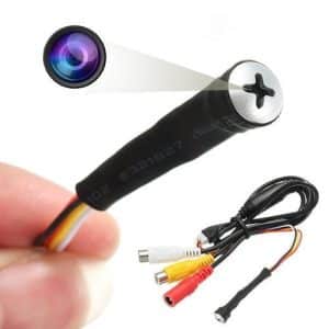 Mini Camara Pequeña Oculta Espia Tipo Tornillo 1080p Audio - Analógica - Ecuador