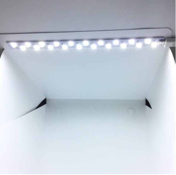 Caja Luz Plegable Fotografía Estudio Fotográfico 40x40 Led