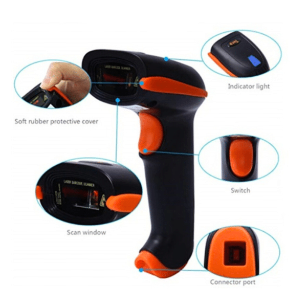 Lector Scanner Pistola Codigo Barras Profesional Tera 3 En 1