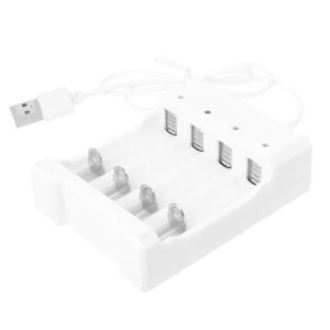 Cargador Usb 4 Pilas Recargable Aa Aaa Baterias Alterno - Audio y Video - Ecuador