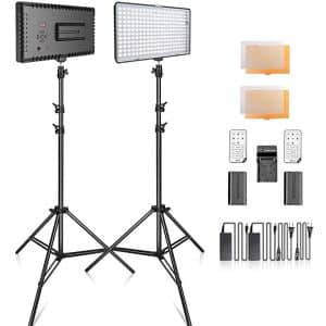 Kit Fotografia Luces 240 Led Estudio Luz Dimeramizable 3200k - Iluminación - Ecuador