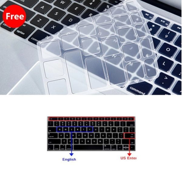 Case Rigido Macbook Pro 13 15 Air 11 13 Retina Mica Teclado