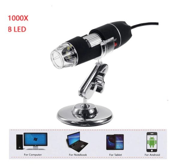 Microscopio Digital Usb Hasta 1000x Pc Android Video Camara
