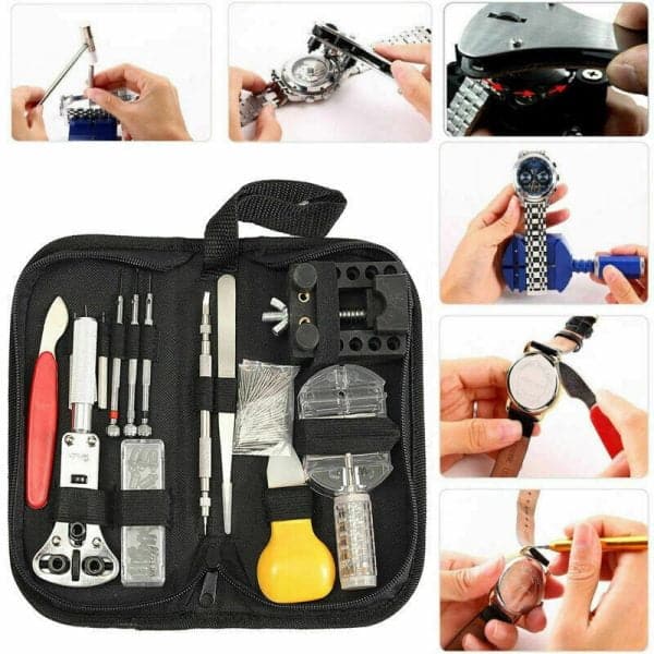 Set De Herramientas Relojero Completo 144 Piezas Profesional