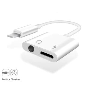 Adaptador Lightning Audifonos 3.5mm iPhone Xs Xr Cargador - Accesorios - Ecuador