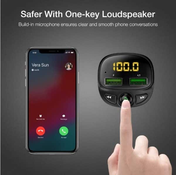 Transmisor Bluetooth Fm Adaptador Radio Mp3 Floveme U