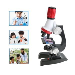 Microscopio Kit Laboratorio Led 100x400x1200x Hogar Escuela