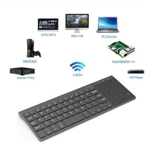 Teclado Táctil Inalámbrico Completo Numerico Mouse Laptop - Accesorios - Ecuador