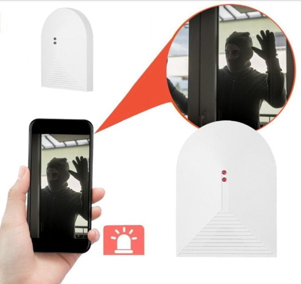 Sensor Ruptura Vidrio Cristal Alarma Casa Oficina Detector
