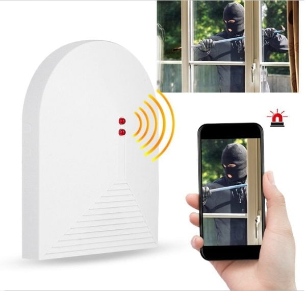 Sensor Ruptura Vidrio Cristal Alarma Casa Oficina Detector