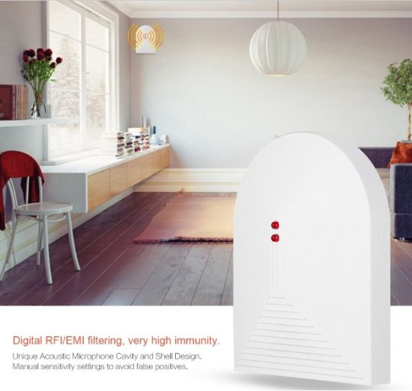 Sensor Ruptura Vidrio Cristal Alarma Casa Oficina Detector