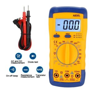Multimetro Digital Completo Dc Ac Voltaje Diodo Frecuencia - Eléctrica - Ecuador