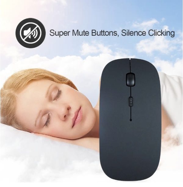 Mouse Bluetooth Inalambrico 2.4ghz 1600 Dpi Ergonomico