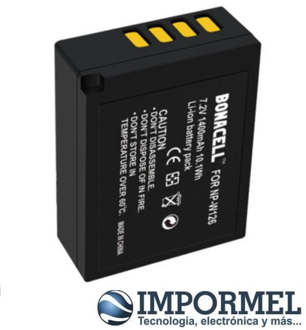 Bateria Fujifilm Fuji Np-w126 Npw126 W126 X-t20 X-t10 X-e2s