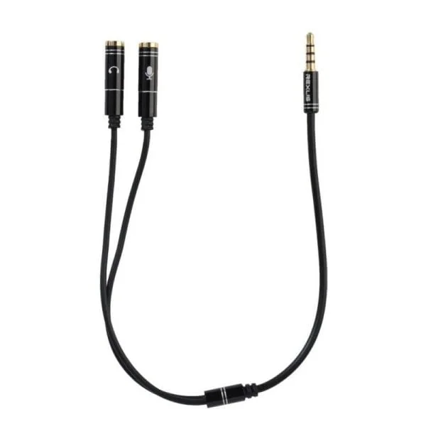 Adaptador Convertidor Trrs A Trs De 3.5mm Mic Audio Laptop