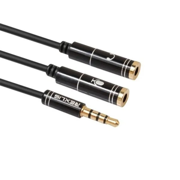 Adaptador Convertidor Trrs A Trs De 3.5mm Mic Audio Laptop