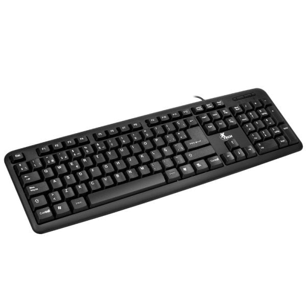 Teclado Xtech Xtk090s Alámbrico Usb Negro Español