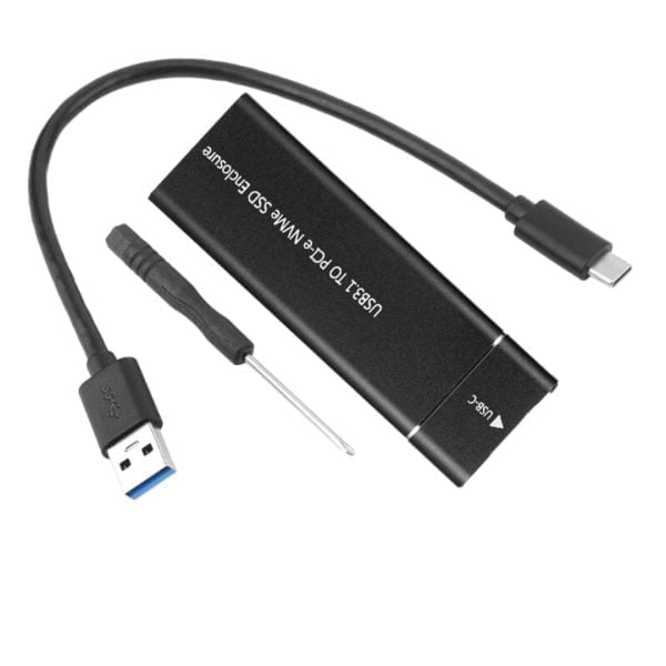 Case Carcaza Usb C 3.1 Nvme Pcie M.2 2230 2242 2260 2280