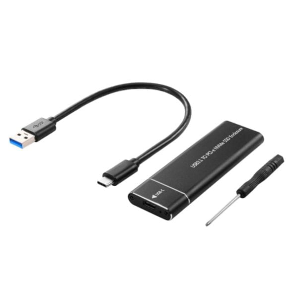 Case Carcaza Usb C 3.1 Nvme Pcie M.2 2230 2242 2260 2280