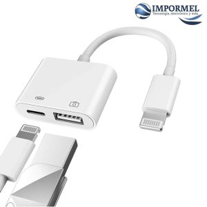 Adaptador Convertidor Cámara Otg Datos iPhone iPad Lightning - Accesorios - Ecuador