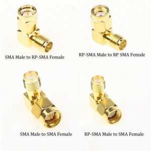 Adaptador Convertidor Sma Rp-sma Macho Hembra Recto 90 Grado - Accesorios - Ecuador