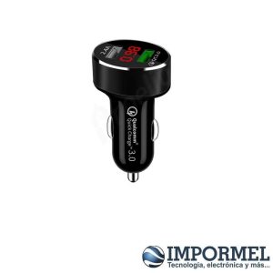 Cargador De Auto Dual Usb Carga Rápida 3.0 Led Celular Table - Accesorios - Ecuador