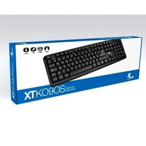 Teclado Xtech Xtk090s Alámbrico Usb Negro Español - Escritorio - Ecuador