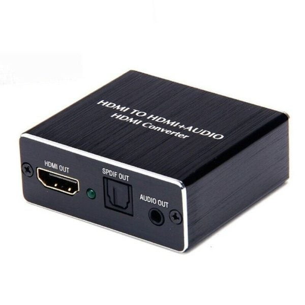 Extractor De Audio Hdmi Óptico Toslink Spdif + 3.5mm Stereo