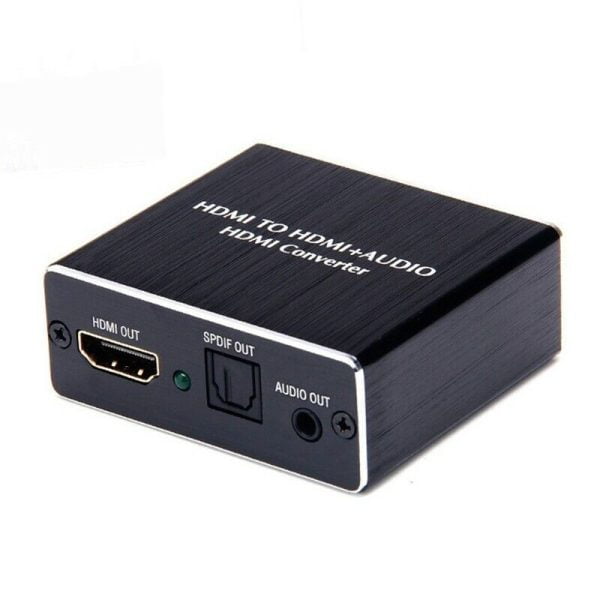 Extractor De Audio Hdmi Óptico Toslink Spdif + 3.5mm Stereo
