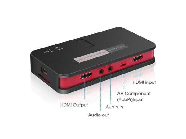 Capturadora Hdmi Hd 1080p Juegos Xbox Ps3 Ps4 Tv Streaming