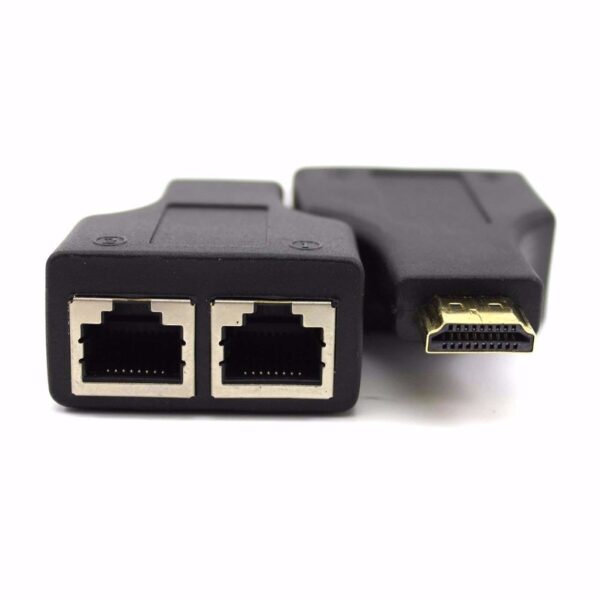 Cable Extender Extensor De Hdmi 30mts Full Hd Utp Cat 5 6