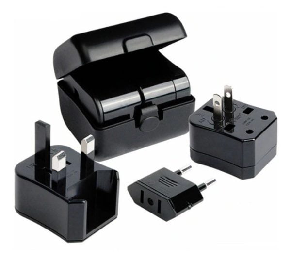Adaptador Universal De Enchufle Para Viajes Us Eu Au Mundial