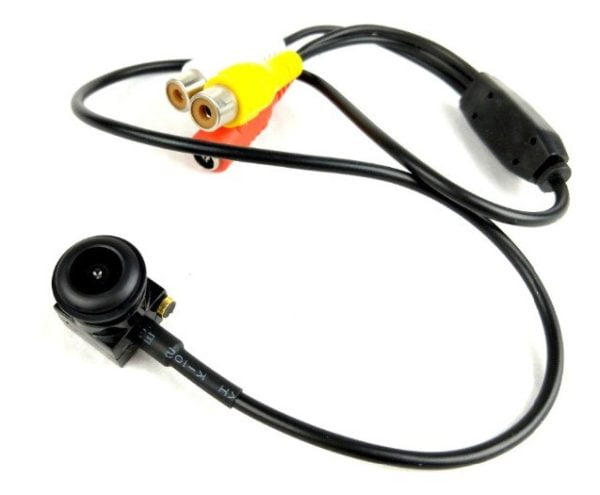 Mini Camara Oculta Espia 700tvl Audio Ojo De Pez 140 Grados