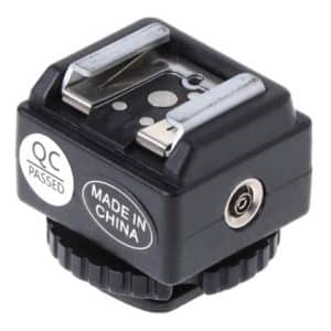 Adaptador convertidor de zapata C-N2 sincronización PC Nikon