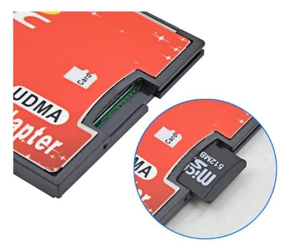 Adaptador convertidor micro SD TF a tarjeta Compact Flash CF MicroSD Micro SDHC