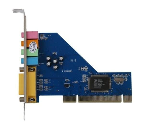 Tarjeta De Sonido Audio 4 Canales Pci Computador Chip 3D