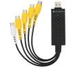 Capturadora Dvr Usb 2.0 4 Canales Audio Video Vhs Dvd Camara