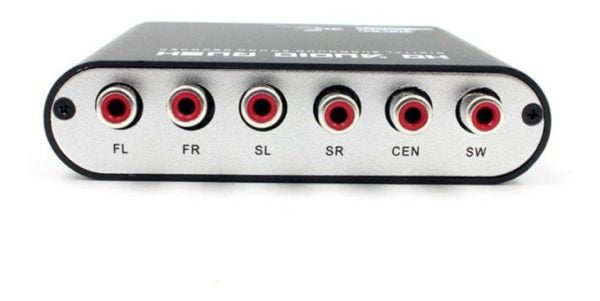 Convertidor Adaptador Decodificador Optico Coaxial A 5.1 Ch