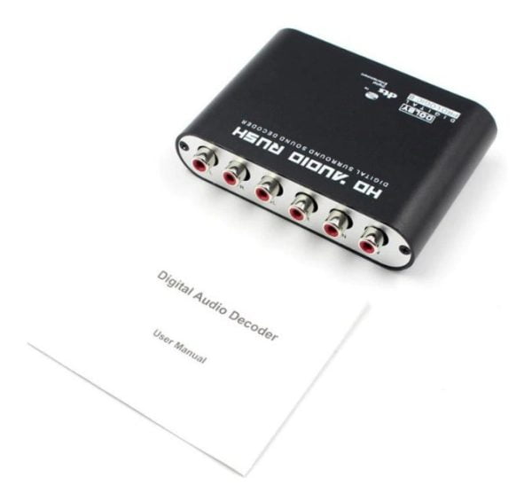 Convertidor Adaptador Decodificador Optico Coaxial A 5.1 Ch
